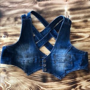 Denim vest